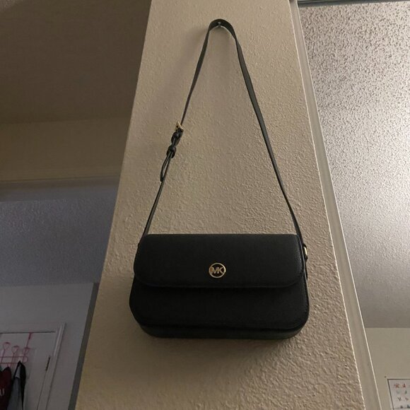 MICHAEL Michael Kors Jet Set Small Leather Crossbody Bag - Picture 2 of 4